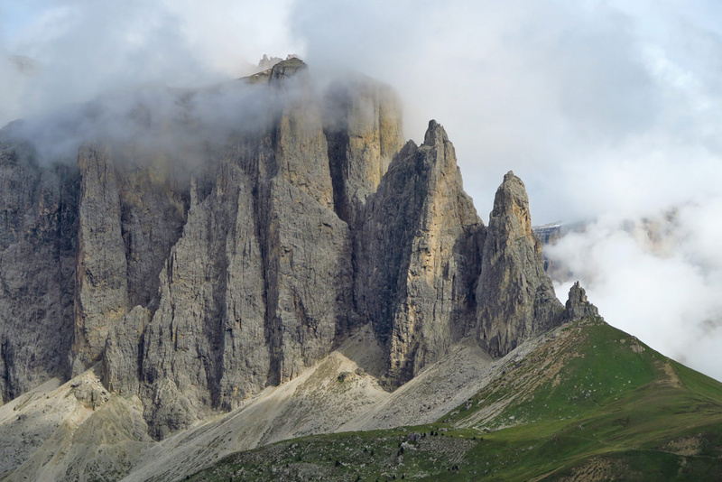 Klettern Sella Dolomiten mit Bergführer