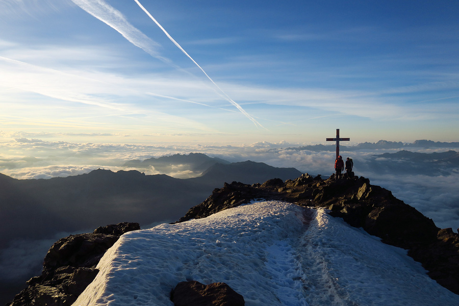 Cima Presanella Monte Vioz Palon della Mare Hochtour