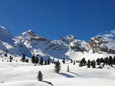 Schneeschuh Wandern Dolomiten
