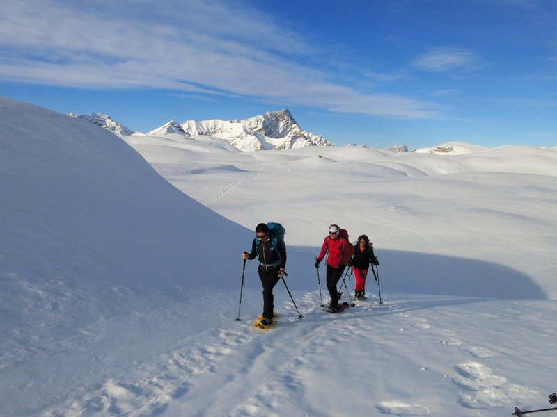 Schneeschuh Wandern Dolomiten