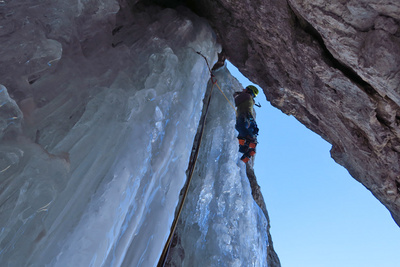 Eisklettern Dolomiten