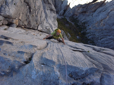 Klettern Paklenica Velebit Gebirge Kroatien