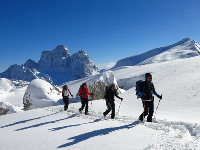 Skitour Wochenende Dolomiten
