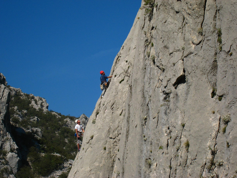 Klettern Paklenica Velebit Gebirge Kroatien