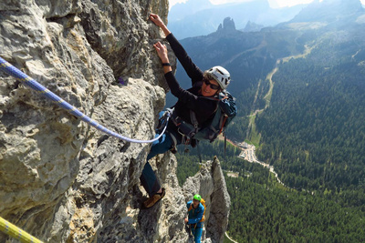 Klettern in den Dolomiten mit Bergführer