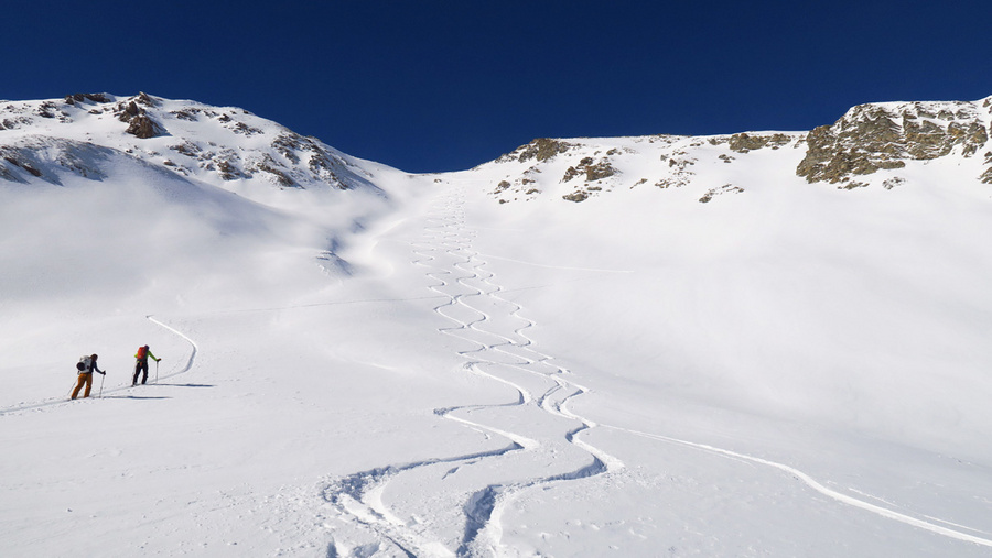 Skitouren in der Val Stura