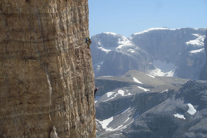 Anspruchsvolle Klettertouren mit Bergführer in den Dolomiten