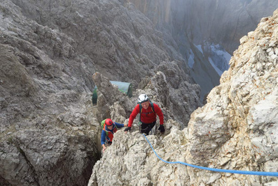 Langkofel Normalweg Dolomiten
