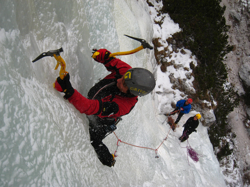 Eisklettern Dolomiten