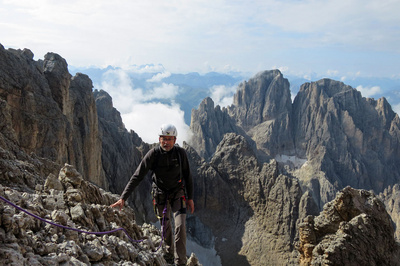 Langkofel Normalweg Dolomiten