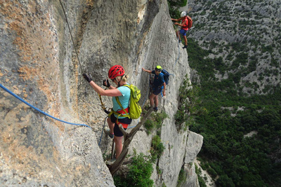 Sardinien Wandern Klettersteige Abseilen
